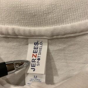 Jerzees SpotShield White Shirt